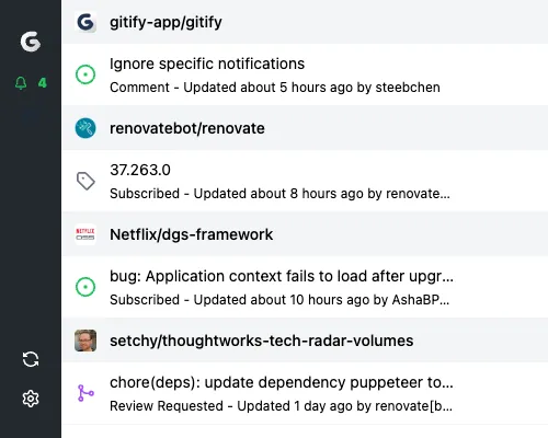 Gitify - Notifications